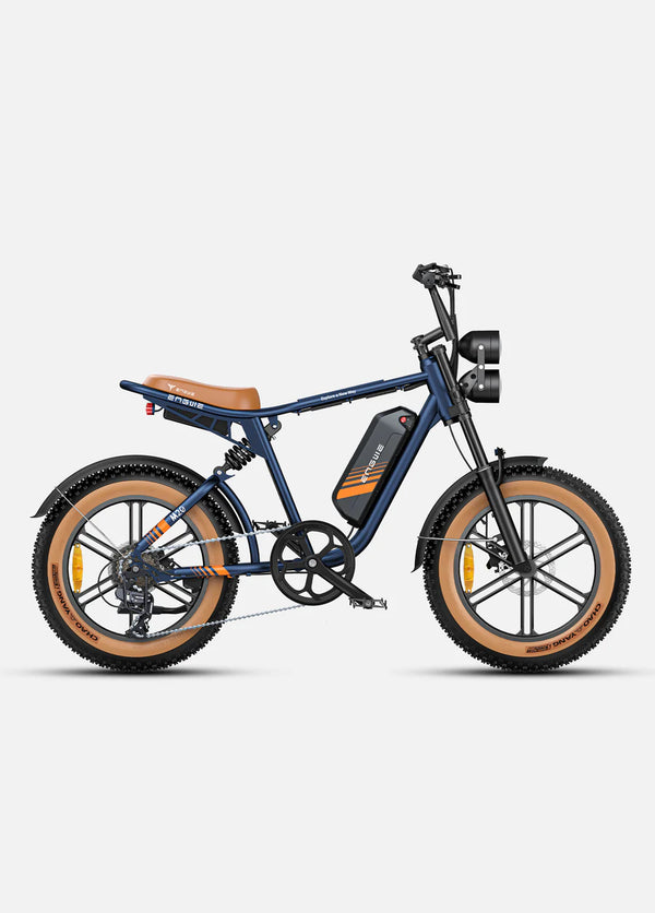 1200W Peak 80 miles +80 miles Full Suspension Double Range E-bike