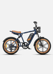 1200W Peak 80 miles +80 miles Full Suspension Double Range E-bike