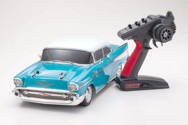1:10 Scale Radio Controlled Electric Powered 4WD FAZER Mk2 FZ02L Series readyset 1957 Chevy® Bel Air Coupe Tropical Turquoise 34433T1C