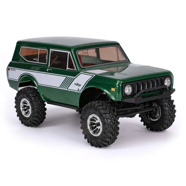 Ascent-18 International Scout II - 1/18 Scale Brushed Electric Rock Crawler Green