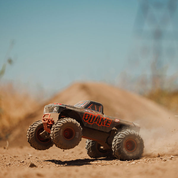 1/10 QUAKE 223S DSC 2WD RTR Brushless Monster Truck, Red