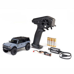 1/30 SCX30 Ford Bronco 4X4 RTR Brushed Rock Crawler (Battery & Charger Included)