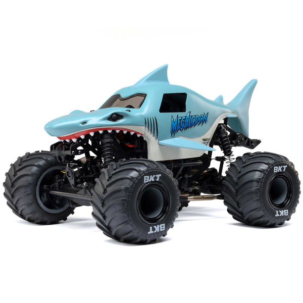 1/18 Mini LMT Megalodon 2S 4X4 RTR Brushed Monster Truck (Battery & Charger Included)