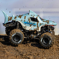 1/18 Mini LMT Megalodon 2S 4X4 RTR Brushed Monster Truck (Battery & Charger Included)