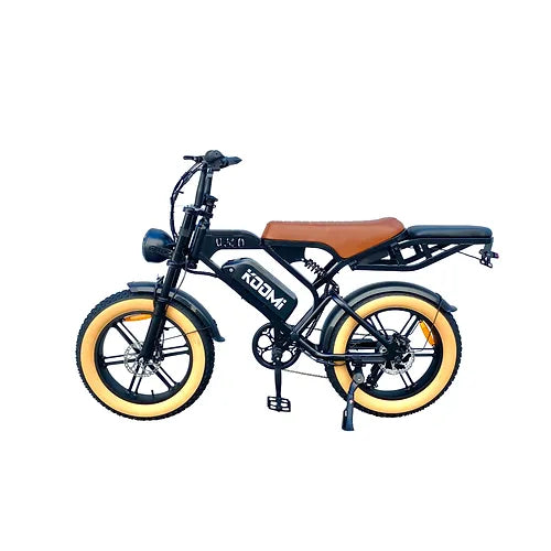 KOOMi M600 eBike 20" Tires 1000W 48V (31mph/40-65miles range) BROWN