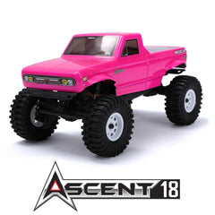Ascent-18 1/18 Scale Brushed Electric Rock Crawler Pink