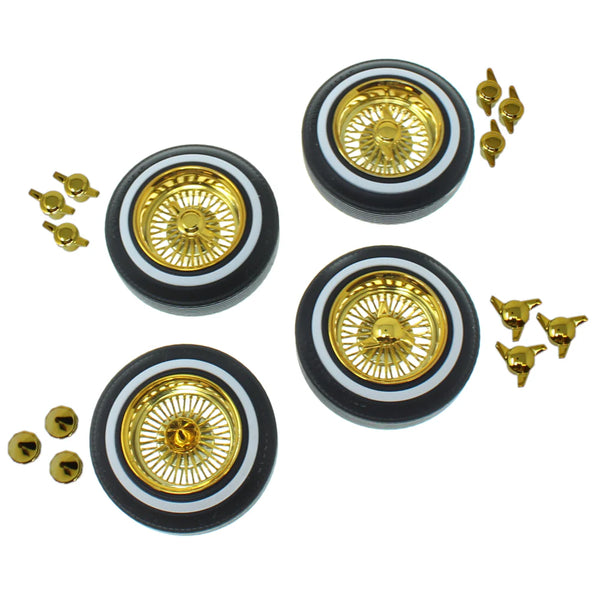 Dayton Wire Wheel Set(Gold)(4pcs)