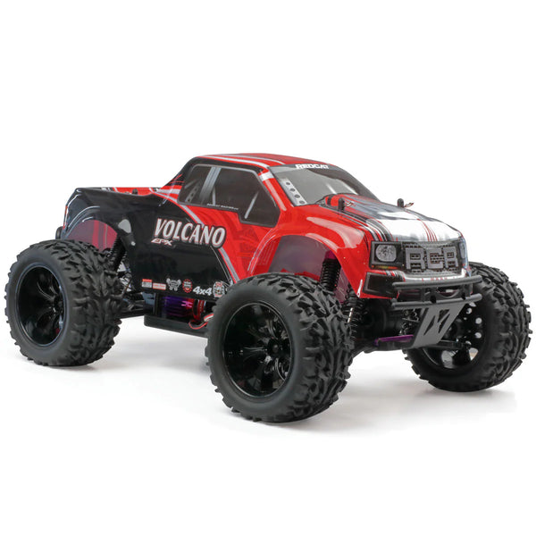 Volcano EPX RC Truck - 1:10 Brushed Elelectric Monster Truck RED